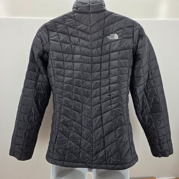The North Face Women’s Thermoball Eco Quilted Puffer Jacket Black Size Small - Picture 2 of 13